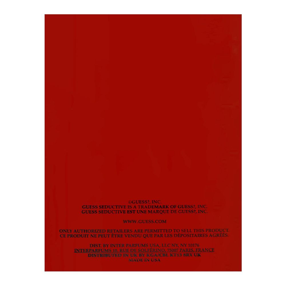 Guess Seductive Homme Red Perfume, Eau de Toilette, For Men, 100ml - Image 4