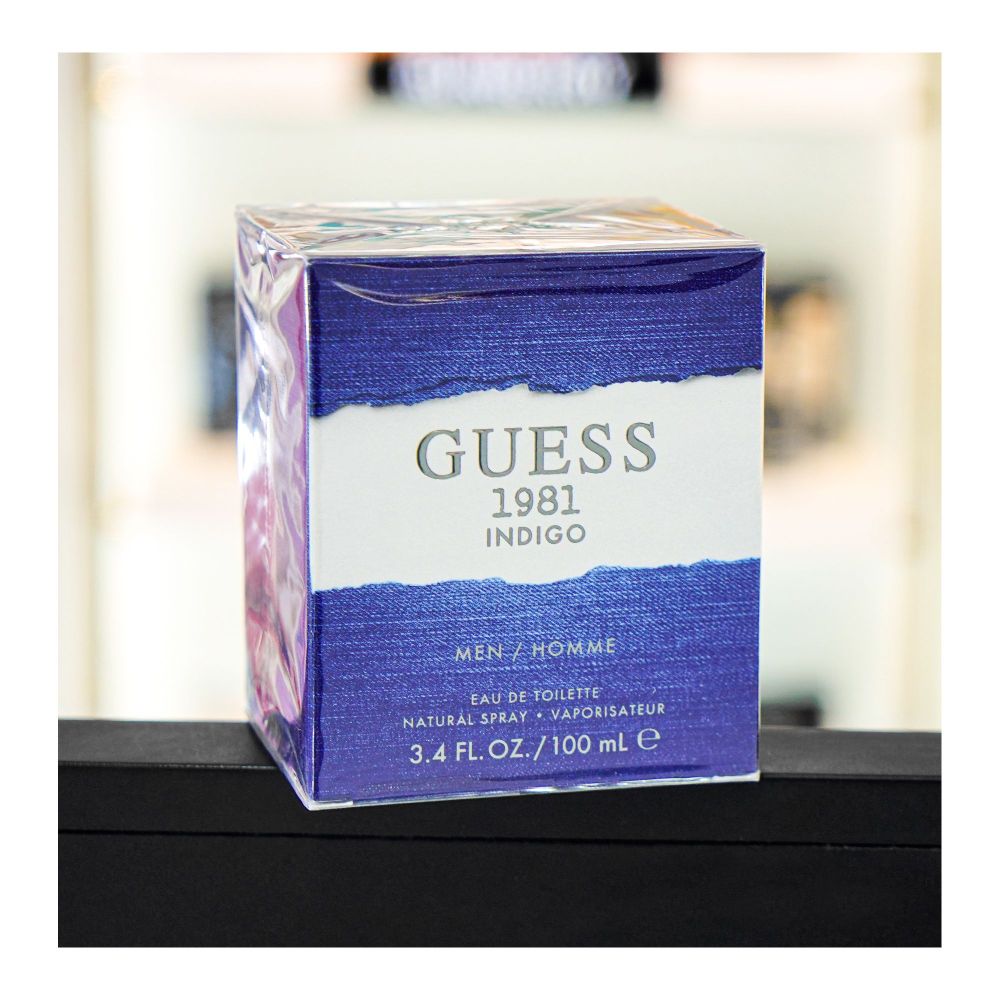 Guess 1981 Indigo Perfume, Eau de Toilette, For Men, 100ml - Image 2