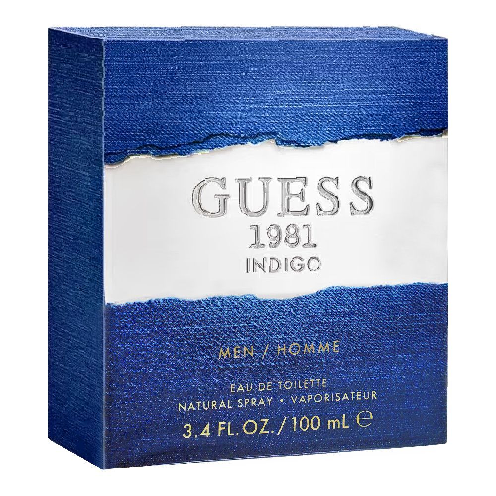 Guess 1981 Indigo Perfume, Eau de Toilette, For Men, 100ml - Image 3