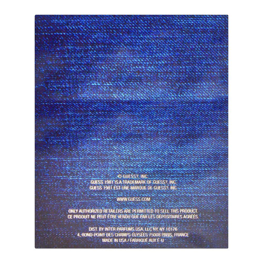 Guess 1981 Indigo Perfume, Eau de Toilette, For Men, 100ml - Image 4