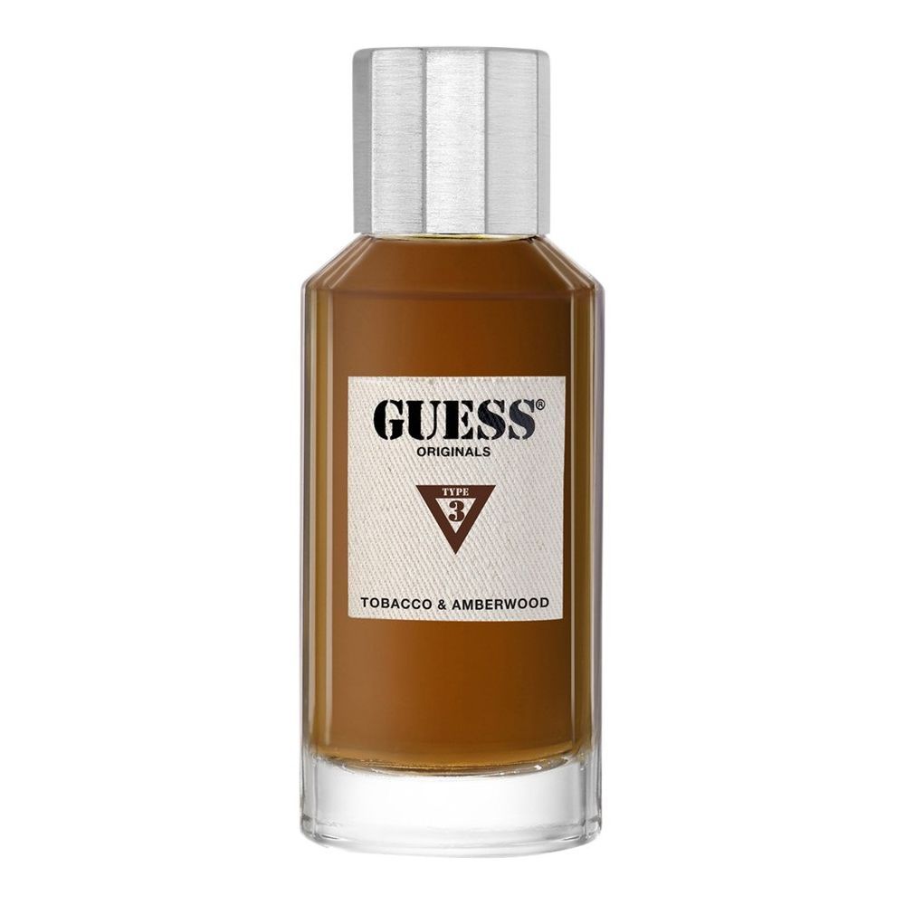 Guess Originals Type 3 Tobacco & Amberwood Perfume, Eau de Parfum, For Men & Women, 100ml - Main Image