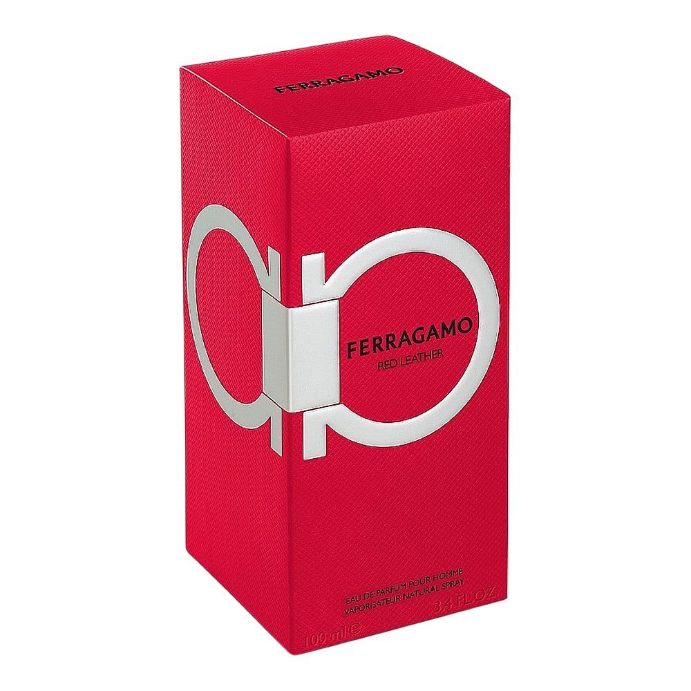 Salvatore Ferragamo Red Leather Perfume, Eau de Parfum, For Men, 100ml - Image 3