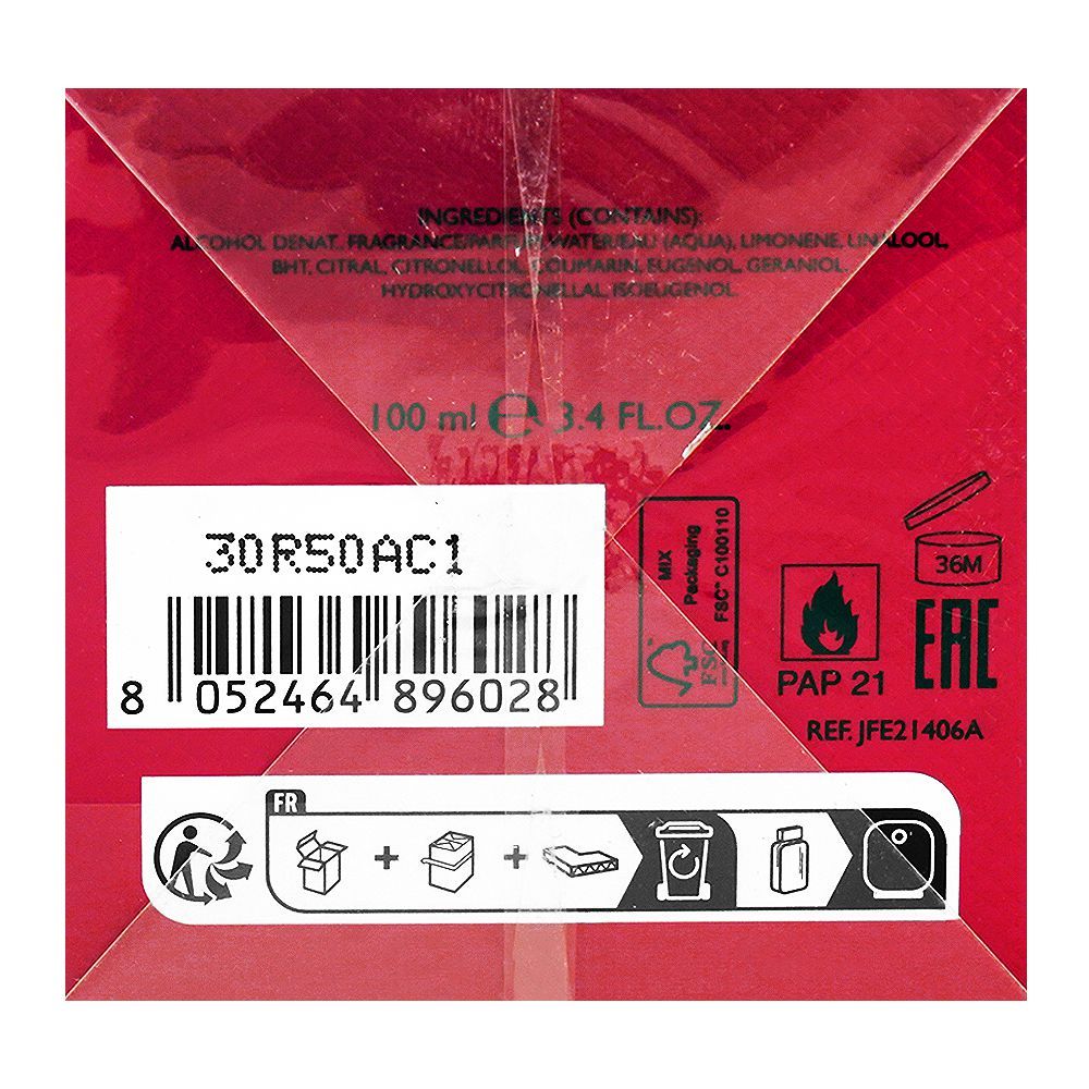 Salvatore Ferragamo Red Leather Perfume, Eau de Parfum, For Men, 100ml - Image 6