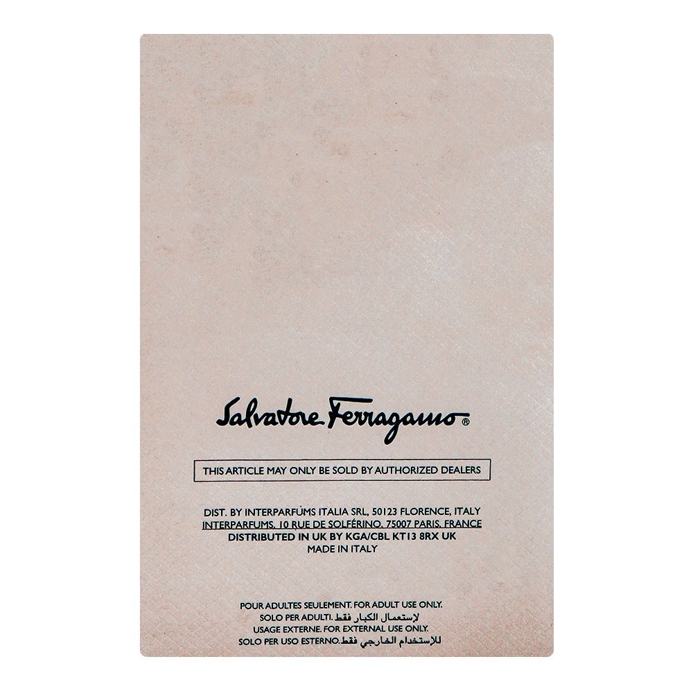 Salvatore Ferragamo Bright Leather Perfume, Eau de Toilette, For Men, 100ml - Image 4
