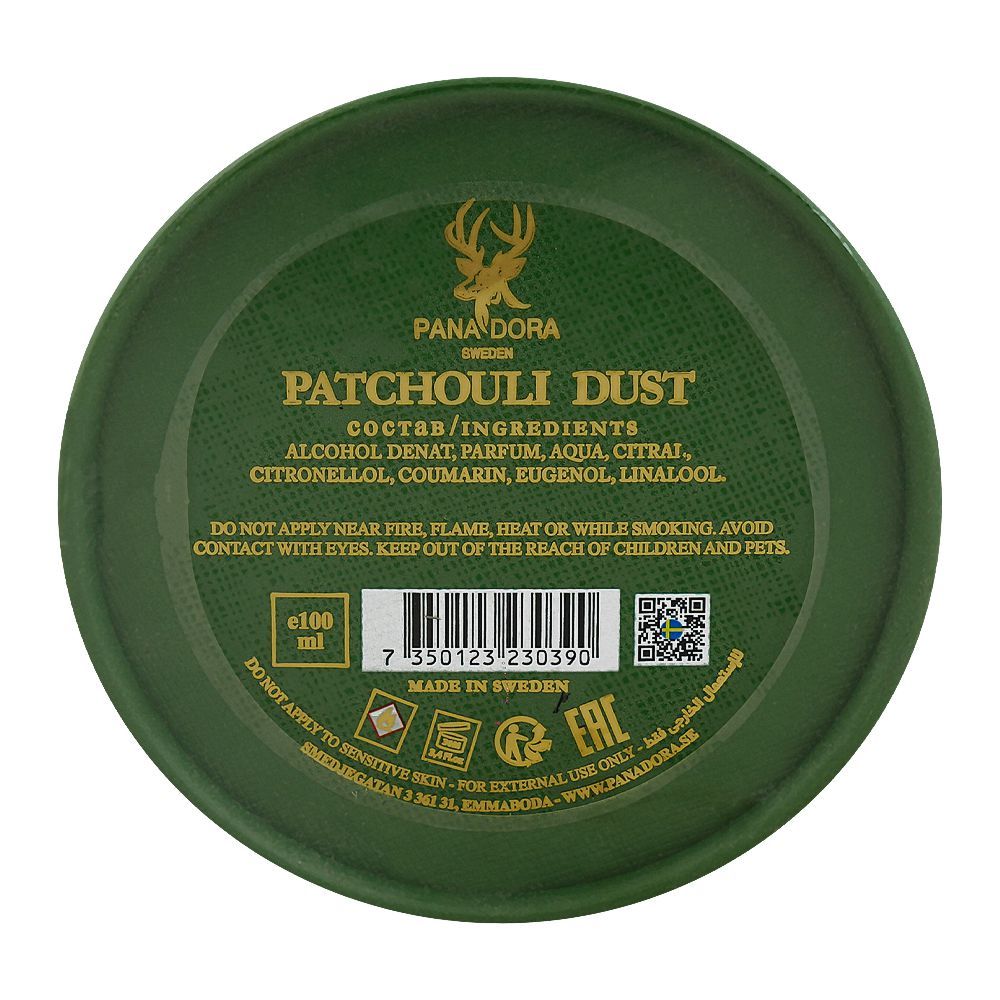 Pana Dora Sweden Patchouli Dust Perfume, Eau de Parfum, For Men & Women, 100ml - Image 5