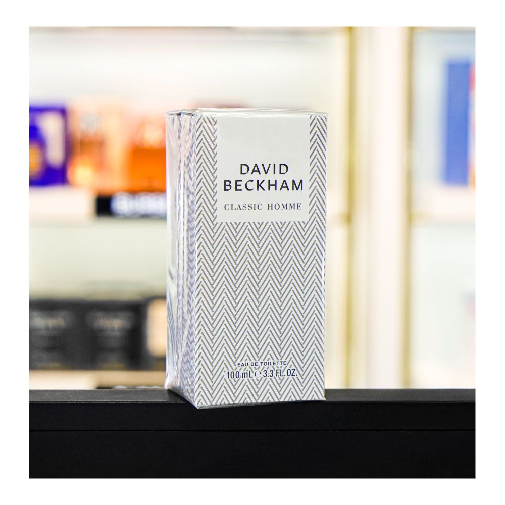 David Beckham Classic Homme Perfume, Eau de Toilette, For Men, 100ml - Image 2