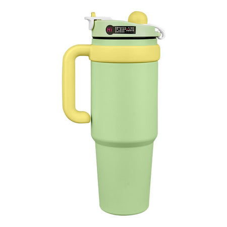 Mood The Cup Ice Bomber Thermos Travel Mug, Cold Coffee Tumbler, 1200ml, Green, 102344 - Image 3