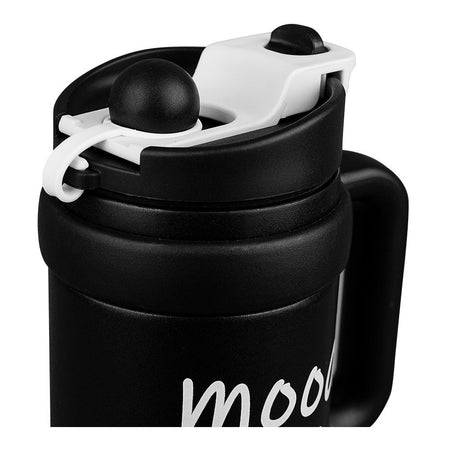 Mood The Cup Ice Bomber Thermos Travel Mug, Cold Coffee Tumbler, 1200ml, Black, 102344 - Image 4