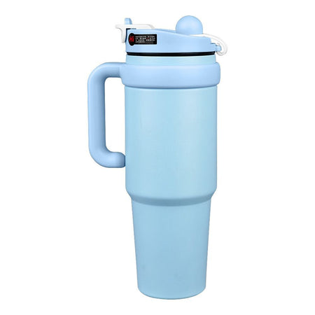 Mood The Cup Ice Bomber Thermos Travel Mug, Cold Coffee Tumbler, 1200ml, Blue, 102344 - Image 3