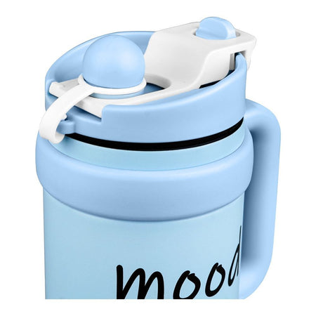 Mood The Cup Ice Bomber Thermos Travel Mug, Cold Coffee Tumbler, 1200ml, Blue, 102344 - Image 4