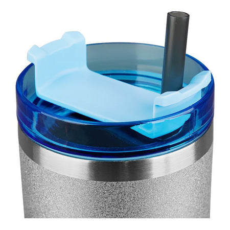 Diamond Paint Stainless Steel Vacuum Insulated Travel Mug with Lid & Straw, Coffee Tumbler, 900ml, Blue, 102229 - Image 4