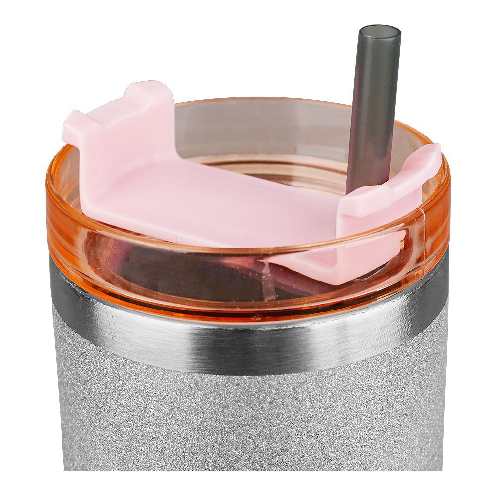 Diamond Paint Stainless Steel Vacuum Insulated Travel Mug with Lid & Straw, Coffee Tumbler, 900ml, Pink, 102229 - Image 4