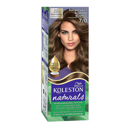 Wella Koleston Naturals Hair Color, 7/0 Almond Blonde - Main Image
