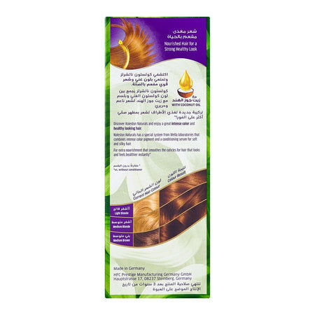 Wella Koleston Naturals Hair Color, 7/0 Almond Blonde - Image 2