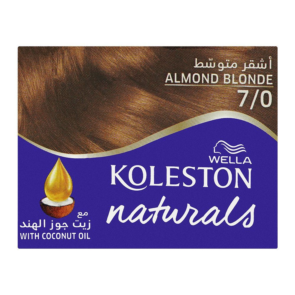 Wella Koleston Naturals Hair Color, 7/0 Almond Blonde - Image 6