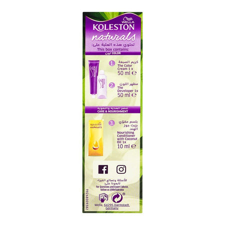 Wella Koleston Naturals Permanent Hair Color Cream Kit - Salon Quality Hair Dye, 3/0 Deep Fig - Image 3