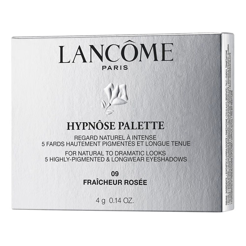 Lancome Hypnose 5-Color Highly Pigmented & Longwear Eyeshadow Palette, 09 Fraicheur Rosee - Image 3