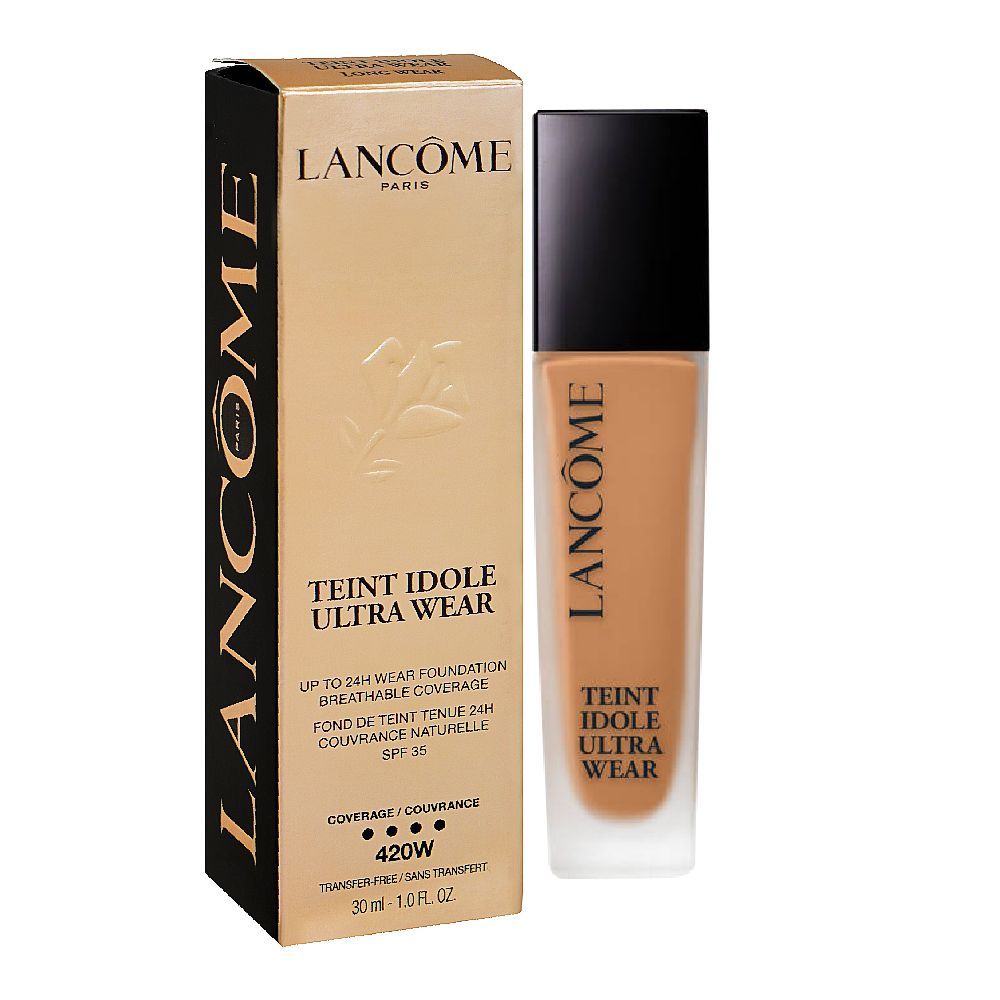 Lancome Teint Idole Ultra Wear Liquid Foundation, Transfer-Free, SPF35, 30ml, 420W 051 Chataigne - Main Image