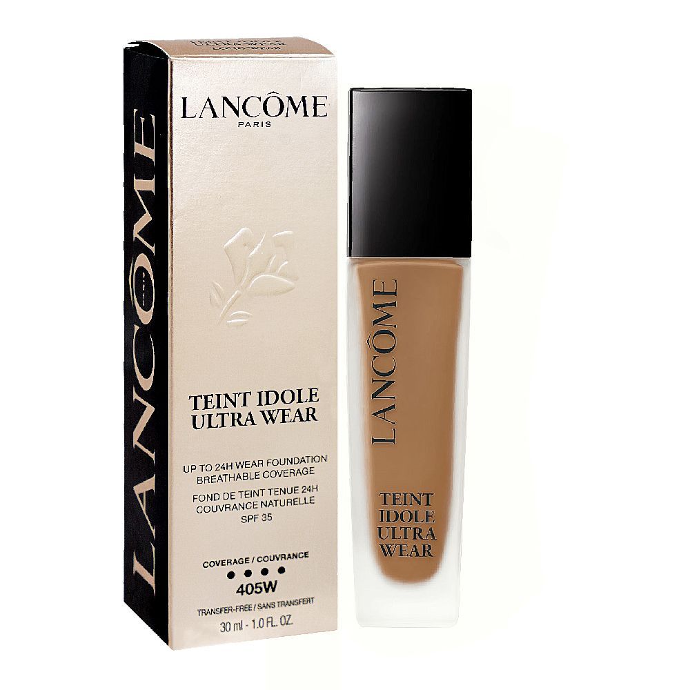 Lancome Teint Idole Ultra Wear Liquid Foundation, Transfer-Free, SPF35, 30ml, 405W - Main Image