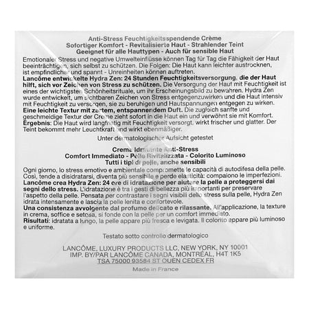 Lancome Hydra Zen Anti-Stress Hydratin & Soothing Day Cream, Face Moisturizer, 50ml - Image 4