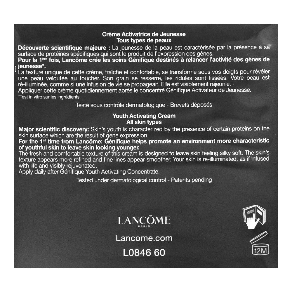 Lancome Genifique Youth Activating Day Cream, Face Moisturizer, 50ml - Image 4