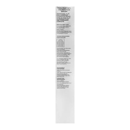 Lancome Full Flat Foundation Makeup Brush, No. 1 - Image 4