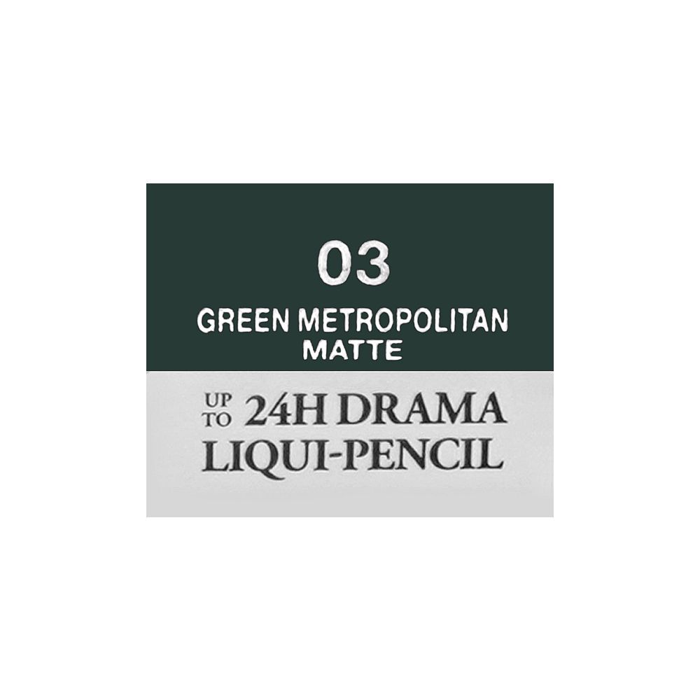 Lancome Drama Liqui-Pencil 24H Waterproof Gel Eyeliner, 1.2g, 03 Green Metropolitan Matte - Image 7