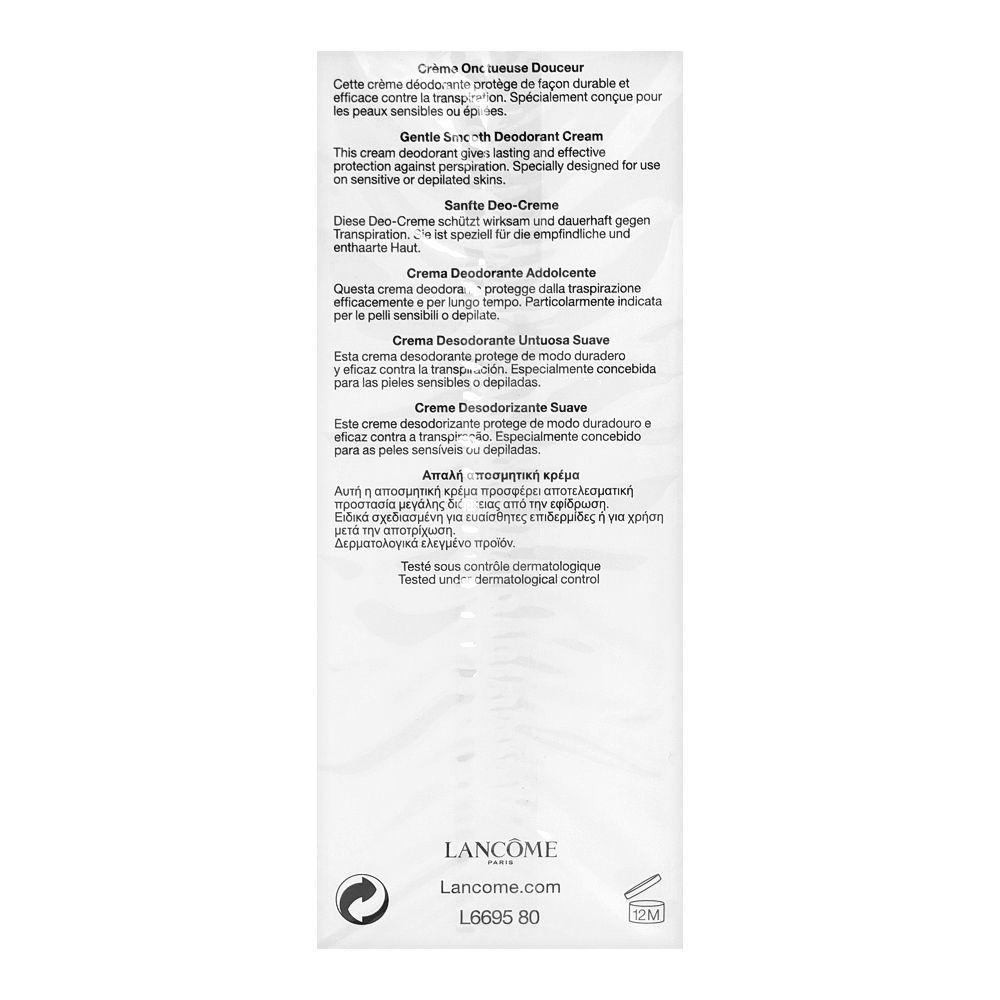 Lancome Bocage Gentle Smooth Deodorant Cream, 50ml - Image 2