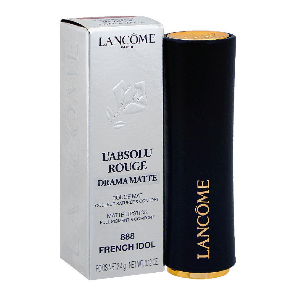 Lancome L'Absolu Rouge Drama Matte Lipstick, 3.4g, 888 French Idol - Image 2