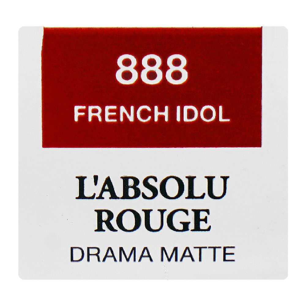 Lancome L'Absolu Rouge Drama Matte Lipstick, 3.4g, 888 French Idol - Image 6