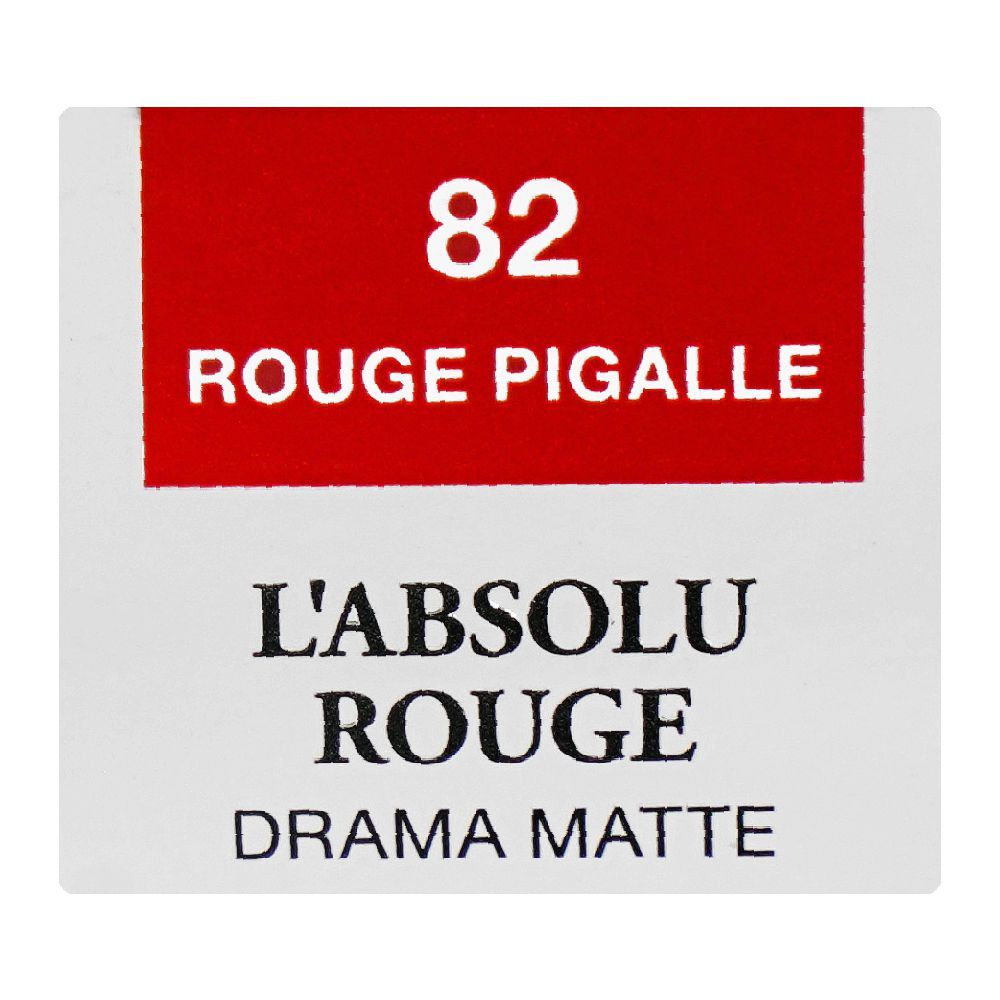 Lancome L'Absolu Rouge Drama Matte Lipstick, 3.4g, 82 Rouge Pigalle - Image 6