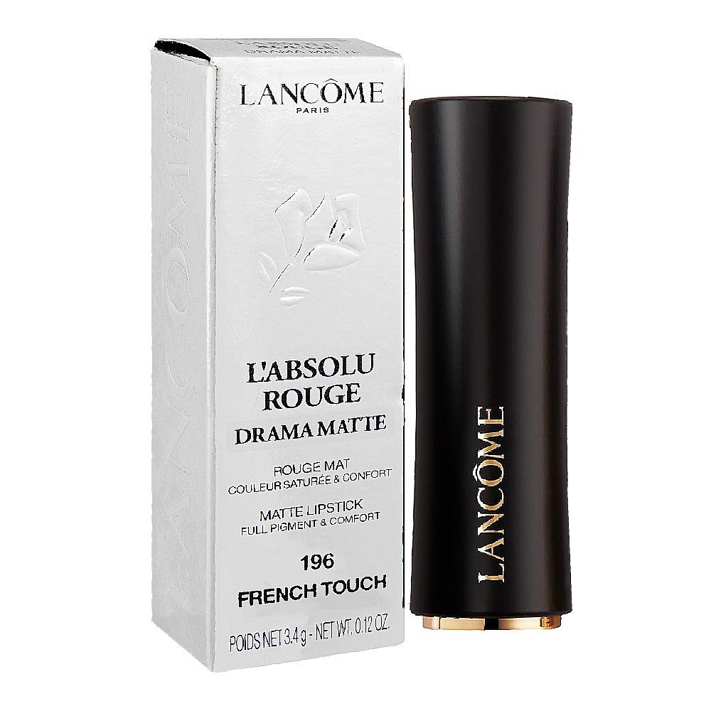 Lancome L'Absolu Rouge Drama Matte Lipstick, 3.4g, 196 French Touch - Image 2