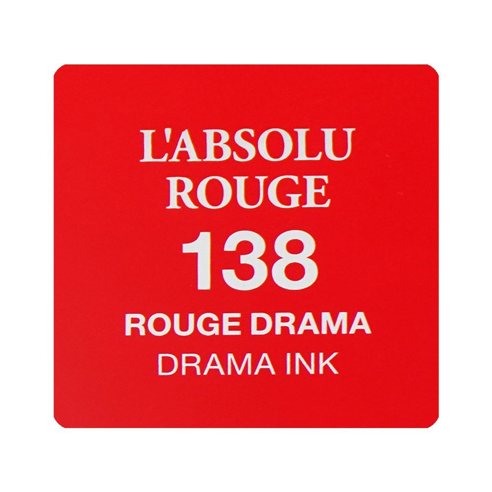 Lancome L'Absolu Rouge Drama Ink Semi-matte Liquid Lipstick, 6ml, 138 Rouge Drama - Image 6