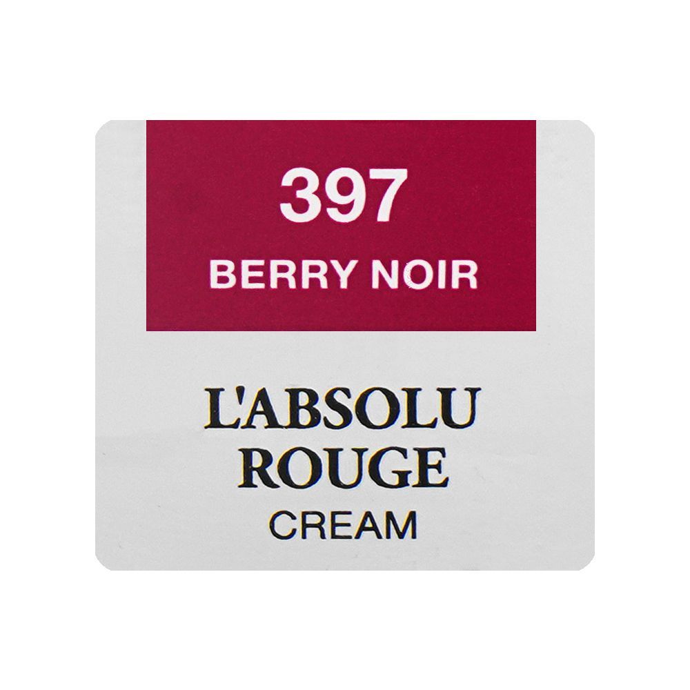 Lancome L'Absolu Rouge Hydrating Cream Lipstick, Smudge-Resistant, 3.4g, 397 Berry Noir - Image 6