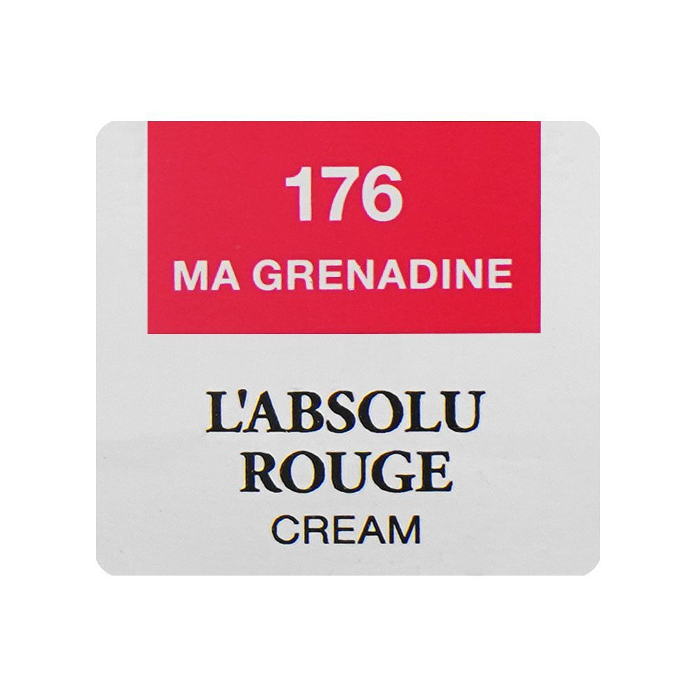 Lancome L'Absolu Rouge Hydrating Cream Lipstick, Smudge-Resistant, 3.4g, 176 Ma Grenadine - Image 6