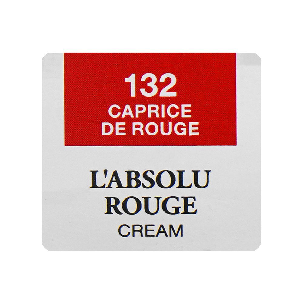 Lancome L'Absolu Rouge Hydrating Cream Lipstick, Smudge-Resistant, 3.4g, 132 Caprice De Rouge - Image 6