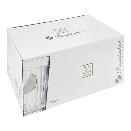Pasabahce Luzia Tumblers Glass Set, 350ml, 6-Pack, HB350CC 520265 - Image 2