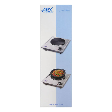 Anex Deluxe Hot Plate, Electric Cooker, 1500W, Silver, AG-3061 - Image 3