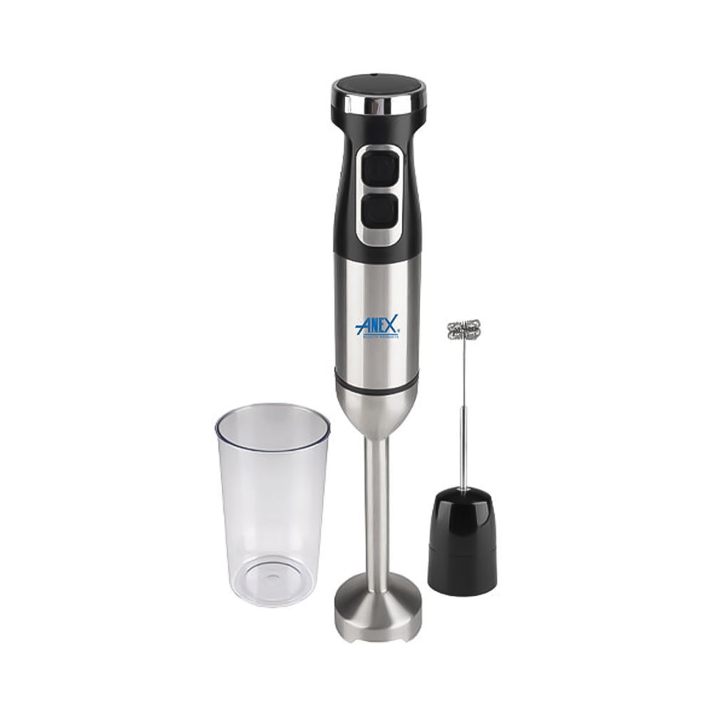 Anex Deluxe Hand Blender with Milk Frother & Beaker, DC1000W, Black, AG-144 - Main Image