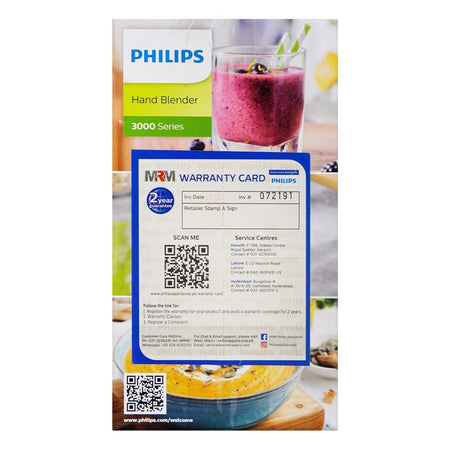 Philips 3000 Series Hand Blender with Beaker, 400W, White, HR2520/01 - Image 5
