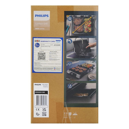 Philips 5000 Series Electric Contact Grill, 2200W, HD6301/90 - Image 4