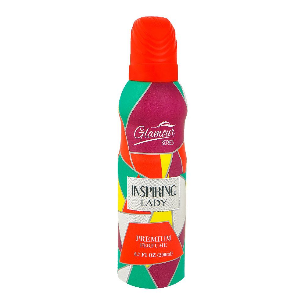Glamour Series Inspiring Lady Premium Body Spray, For Women, 200ml - Main Image