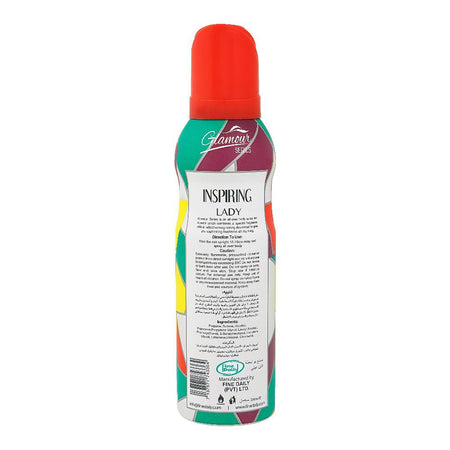 Glamour Series Inspiring Lady Premium Body Spray, For Women, 200ml - Image 2
