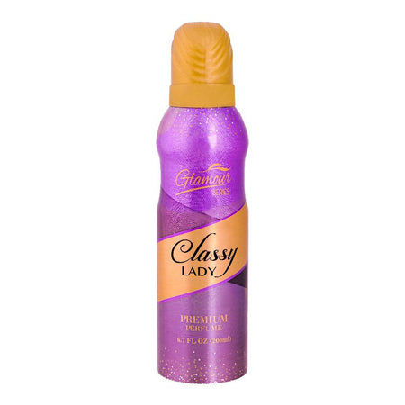 Glamour Series Classy Lady Premium Body Spray, For Women, 200ml - Main Image