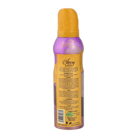 Glamour Series Classy Lady Premium Body Spray, For Women, 200ml - Image 2