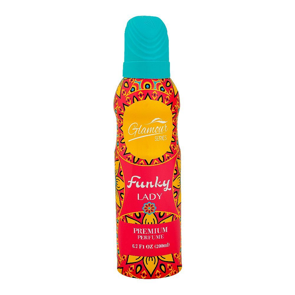 Glamour Series Funky Lady Premium Body Spray, For Women, 200ml - Main Image