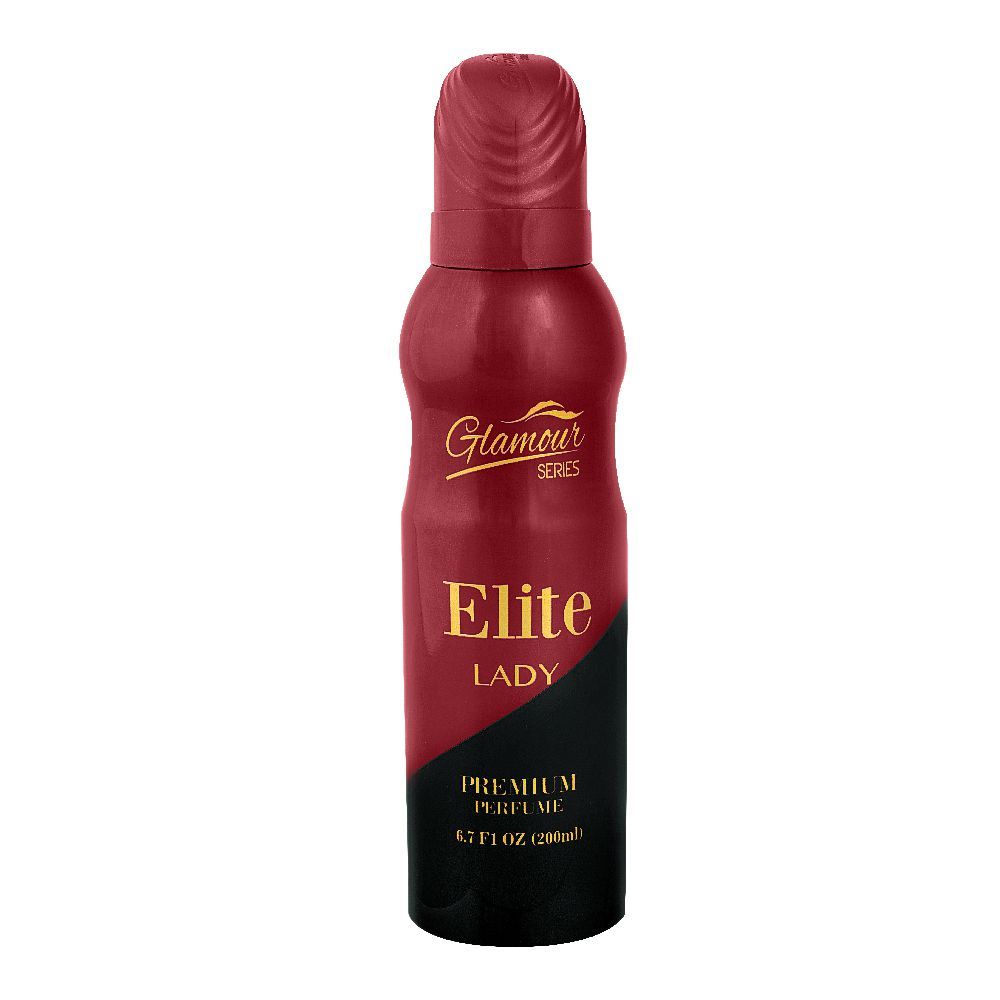 Glamour Series Elite Lady Premium Body Spray, For Women, 200ml - Main Image
