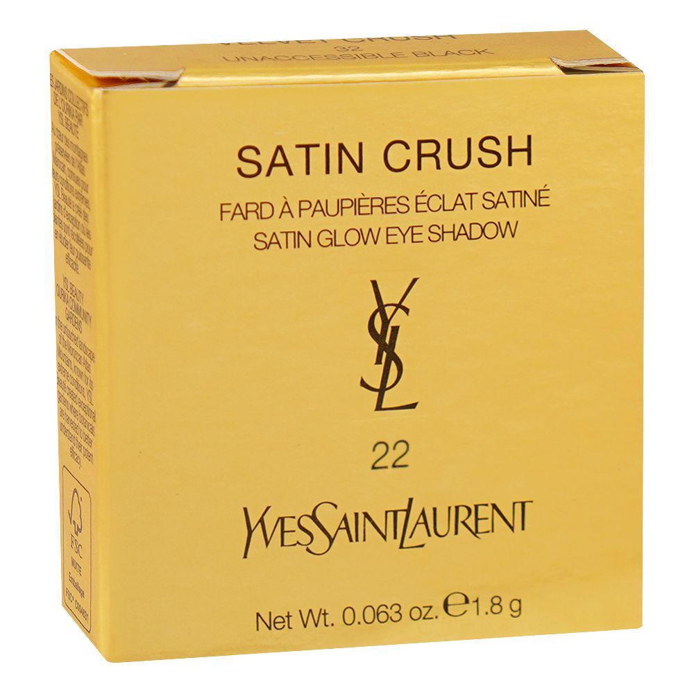 Yves Saint Laurent Satin Crush Satin Glow Eyeshadow, 1.8g, 22 Excessive Brown - Image 3