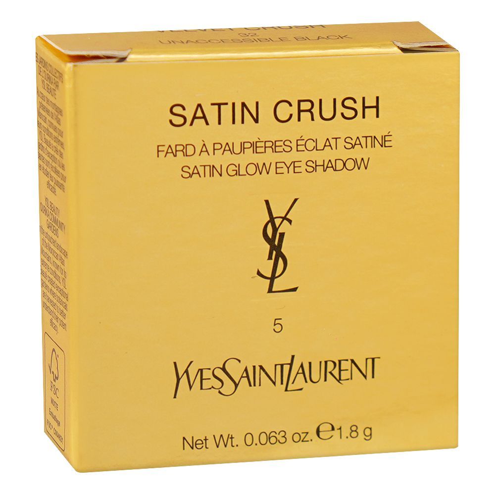 Yves Saint Laurent Satin Crush Satin Glow Eyeshadow, 1.8g, 5 Radical Rust - Image 3