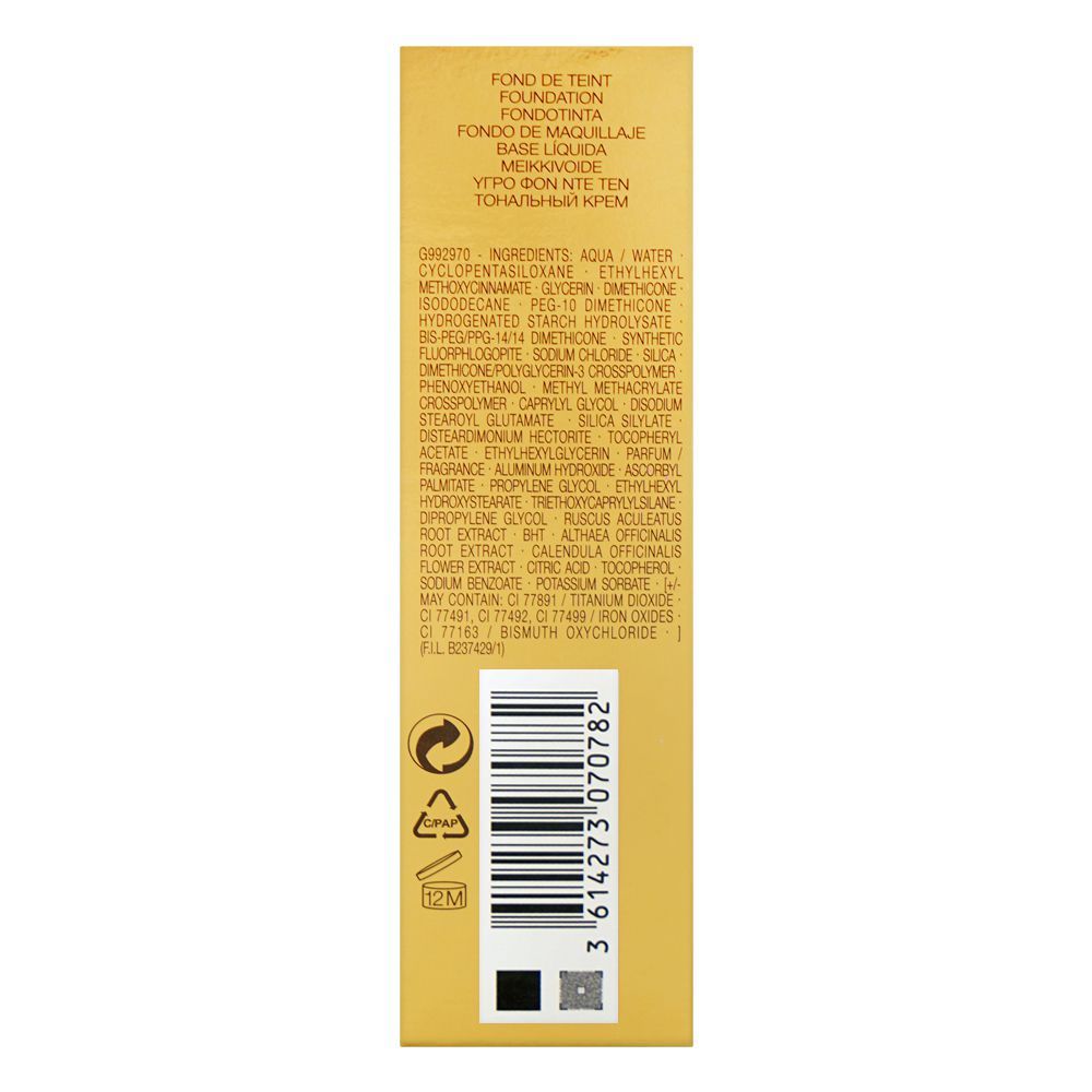 Yves Saint Laurent Touche Eclat Le Teint Liquid Foundation, Medium Coverage, SPF22, PA++, 25ml, BR40 Cool Sand - Image 4